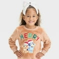 thumbnail image 1 of Infant & Toddler Boys Brown Bluey & Bingo Merry Christmas Sweatshirt 2T, 1 of 4