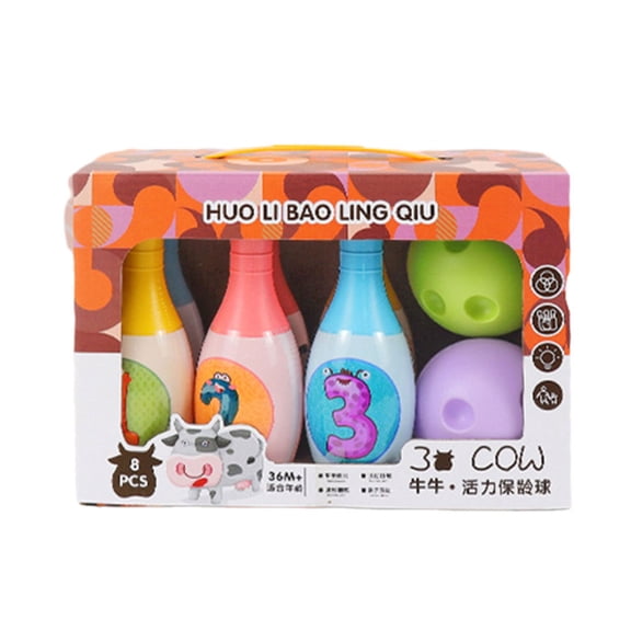 Toddler Bowling Game Kids Bowling Set Indoor Outdoor Lawns Bowling Kits for Children Toy for Preschoolers,Garden Games