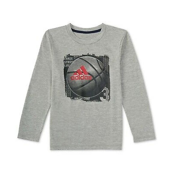 Toddler Boy Adidas Collage Sports Graphic Tee Dark Grey (6)