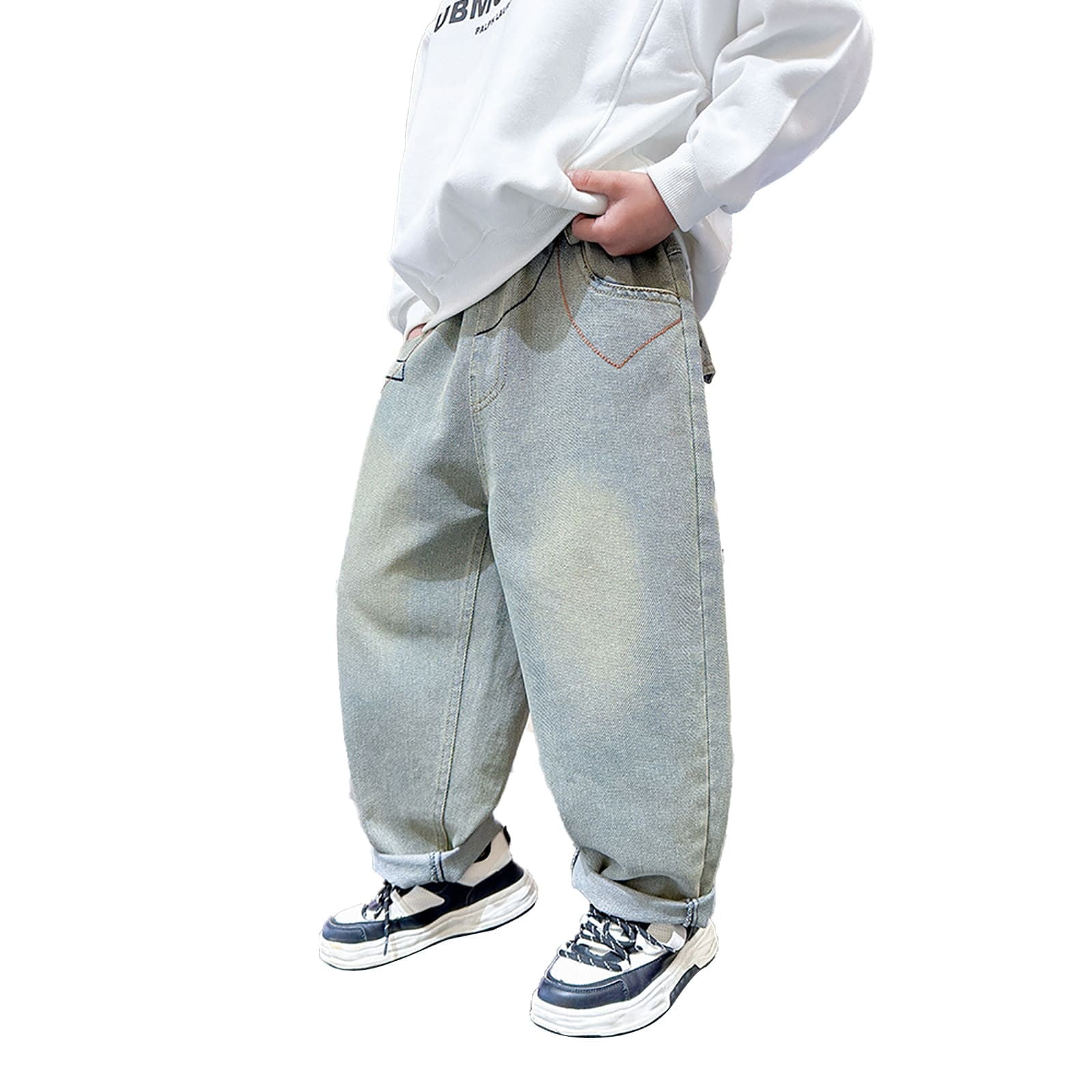 Toddler Boy Cargo Jeans 11 12 Years Y2k Cargo Baggy Jeans With Packets toddler-boy-cargo-jeans-11-12-years-y2k-cargo-baggy-jeans-with-packets