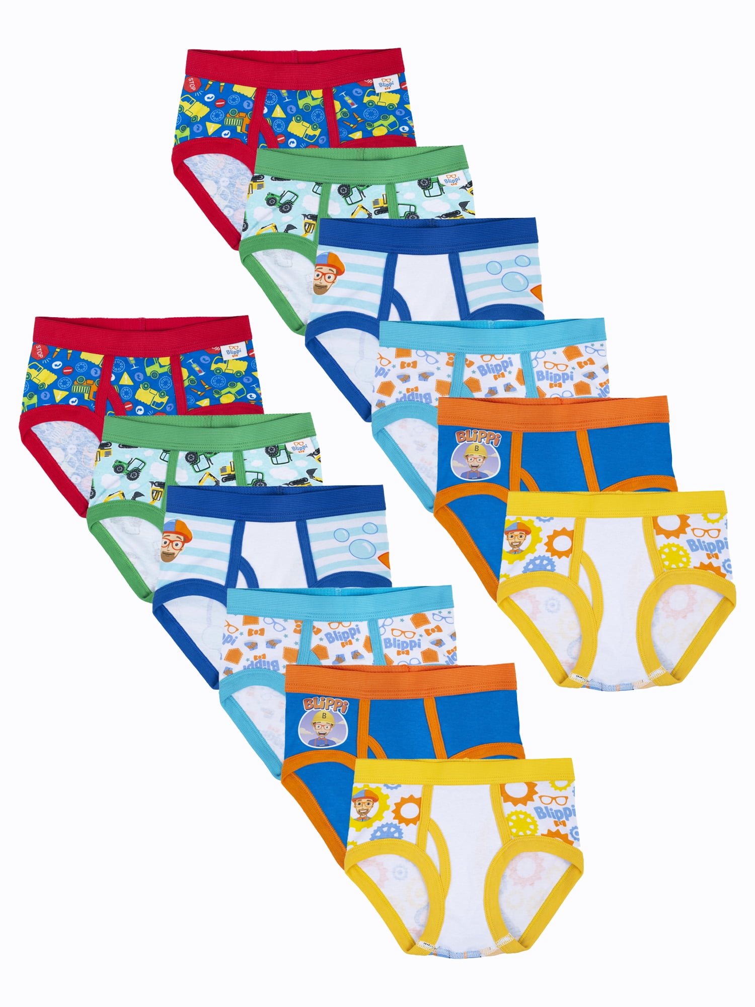 Toddler Boy Character Briefs 12-Pack, Sizes 2T-4T 