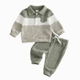 thumbnail image 1 of Toddler Boy Clothes Infant Plaid Pocket Shirt Denim Ripped Jean Pants Outfits Set 6 12 18 24 Months 2T 3T 4T 5T Kids Green,2-3 Years, 1 of 6