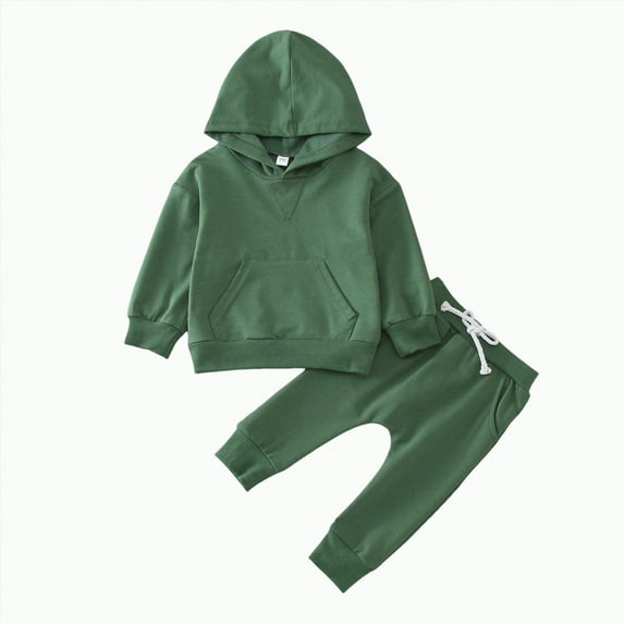 Toddler Boy Clothes Kids Boys Fall Winter Long Sleeve 0 6 12 18 24 Months 2T 3T 4T 2 Pcs