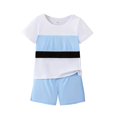 thumbnail image 1 of Toddler Boy Clothes Kids Teen Summer Short Sleeve T-Shirt and Shorts Outfit 2 Piece Sweatsuit Clothing Set 3-10T, 1 of 3
