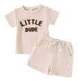 thumbnail image 1 of Toddler Boy Clothes Letter T Shirts + Shorts Set Crew Neck Summer Clothing Baby Boy 12-24 Months Clothes Cute&nbsp;Boy&nbsp;Clothing, 1 of 6
