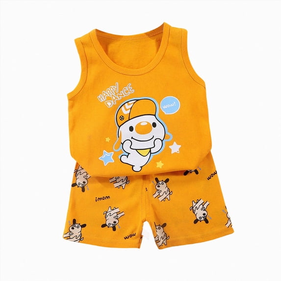Toddler Boy Clothes Outfits Short Summer Sleeve Letters Printed Shirt Shorts Sets 2PC Little Boy Clothing 6-12 Months 12-24 Months 2t 3t 4t 5t 6t 7t 8t 9t Children 5-6 Years