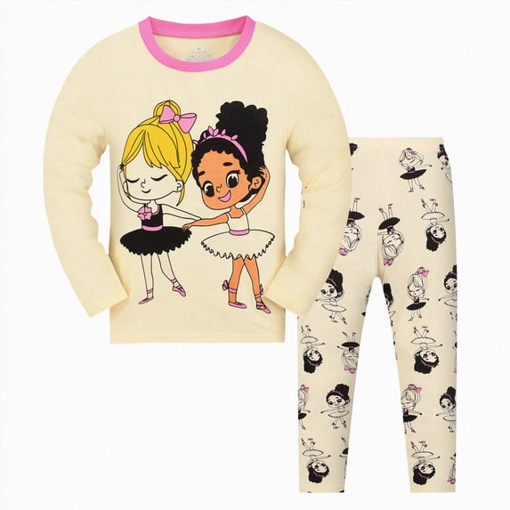 Toddler Boy Clothes Pajamas Dino Cartoon Pj'S Long Sleeve Sweatshirt Pants Sleepwear Set Outfits 2-Piece Homewear Sets