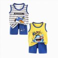 thumbnail image 1 of Toddler Boy Clothes Shorts Sets Toddler Summer Clothing Set Shorts Baby Boy Girls Toddler Summer Outfit T Shirt Toddler Boy Summer Clothes Short Set, 1 of 1