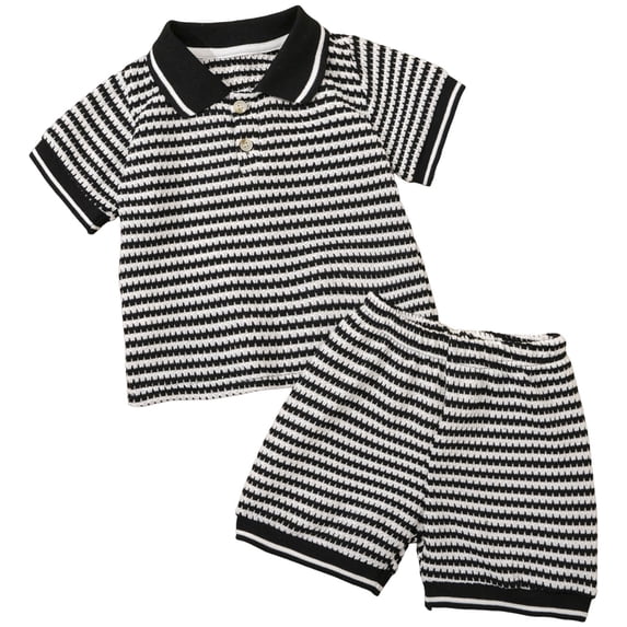 Toddler Boy Clothes Summer Outfit Sleeveless T-Shirt Tank Tops Casual Elastic Shorts 2Pcs Set Cartoon Print 2PCS Set Short Sets Set Dailywear Set (3-4 Years,Black) Boy Summer Sleeveless Tank Tops Set