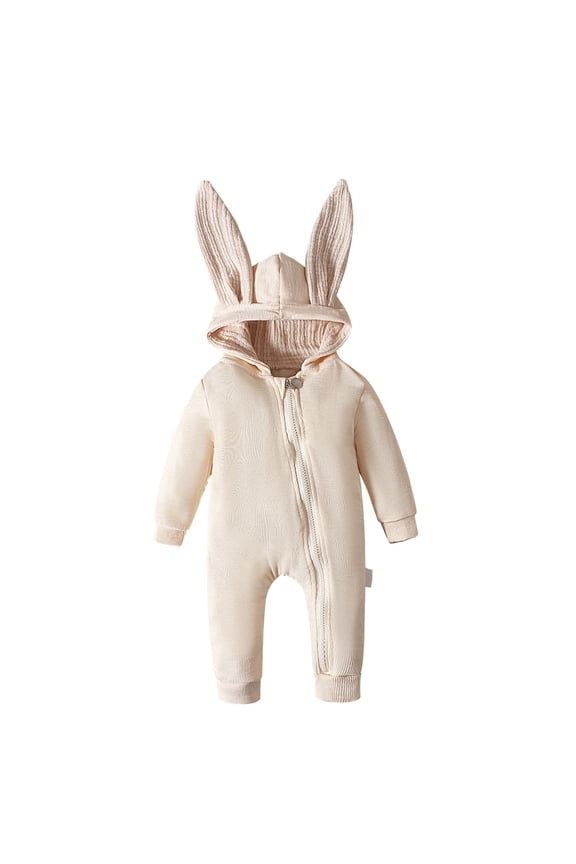 Toddler Boy Easter Outfit Toddler Boy Bunny Suit Zip up Easter Baby Bodysuit