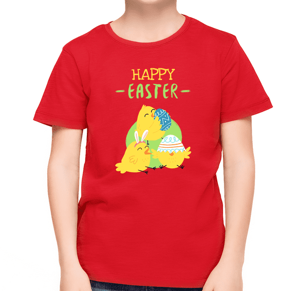 Toddler Boy Easter Shirt Happy Easter Shirts Chicks Easter Shirts for Boys