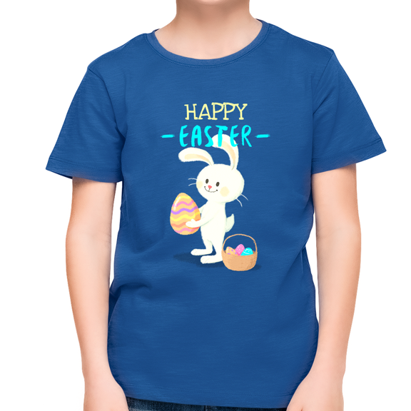 Toddler Boy Easter Shirt Happy Easter Shirts Rabbit Easter Shirts for Boys