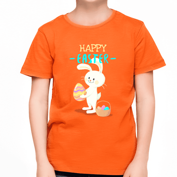Toddler Boy Easter Shirt Happy Easter Shirts Rabbit Easter Shirts for Boys