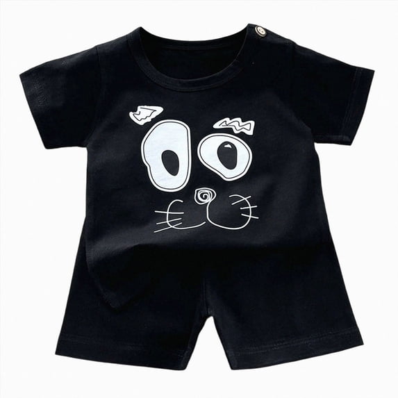 Toddler Boy First Day of School Outfit Short Sleeve Tops and Shorts Set Back to School Clothes 6-12 Months 12-24 Months 2t 3t 4t 5t 6t 7t 8t 9t Children 5-6 Years