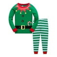 thumbnail image 1 of Toddler Boy Girl 100% Cotton Christmas Pajamas Sets for Baby Boys Santa Claus Sleepwear Size 7T, 1 of 7