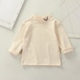 thumbnail image 1 of Toddler Boy Girl Long Sleeve Shirts Kids Tee Shirt Crewneck Pullover Tops Plain Colored Boys Fall Shirts for Girls 7-8 Years, 1 of 3