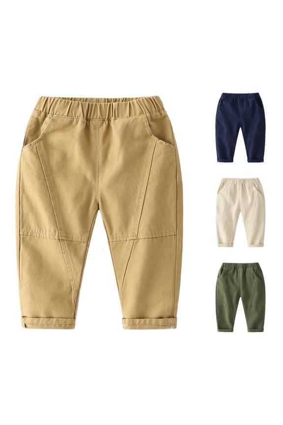 Toddler Boy Girl Soild Pants Overalls Casual Pants for Children Clothes Kids Pants Dinosaur 24 Months Cool Boys Clothes