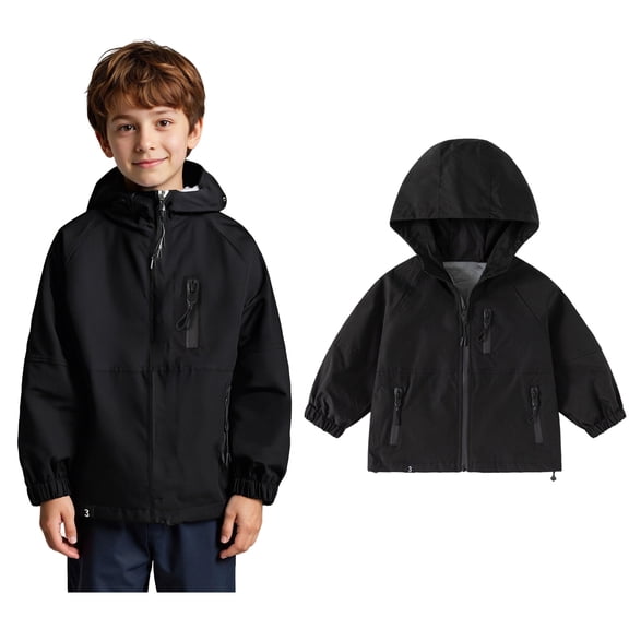 Toddler Boy Jackets Girls Windbreaker Jacket Hoodie Zip Up Light Jacket for Girls Fall Clothes Cute Outfits for Girls 2-3 Years