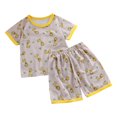 thumbnail image 1 of Toddler Boy Kids Girls Sleepwear Short Sleeve Shirt And Shorts Soft Summer Pajamas Set 2Pcs Clothing Sets,Size 18 Months-24 Months, 1 of 3