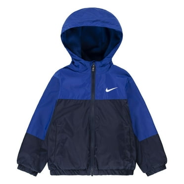 Toddler Boy Nike Colorblock Midweight Jacket Color: Midnight Navy Size: 4T
