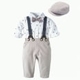 thumbnail image 1 of Toddler Boy Outfits Girl Spring Fall Cute Long Sleeve Elastic Waist 0 6 12 18 24 Months 2T 3T 4T Everyday Outfit Set 2PCS, 1 of 9