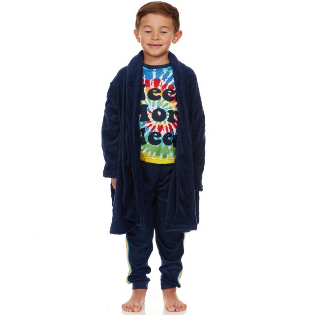 Toddler Boy Pajamas 3 Piece setToddler Long Sleeve Top and Pant, and Toddler ComfortableCozy