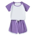 thumbnail image 1 of Toddler Boy Pajamas Set Splice Crewneck Pullover Top Summer Pjs Sleepwear Outfits Pjs For Girls Size 2-3 Years, 1 of 2