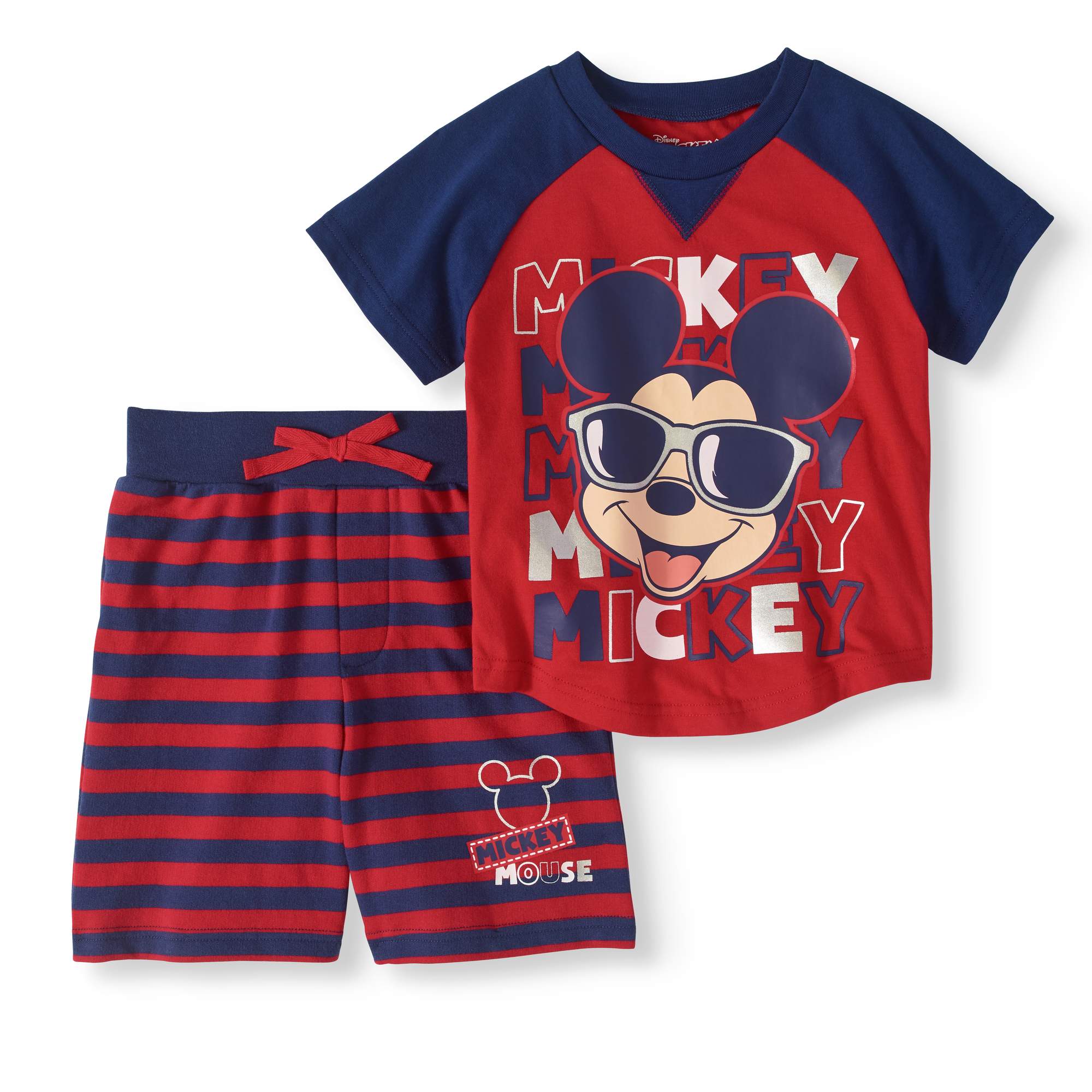 Toddler Boy Raglan T-shirt & French Terry Shorts 2pc Outfit Set ...