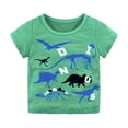 thumbnail image 1 of Toddler Boy Shirts 2t Tee Shirt Cartoon Animal Cute Short Sleeve T-Shirt Round Neck Boys' Tops, Tees & Shirts 5-6 Years, 1 of 2