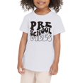 thumbnail image 1 of Toddler Boy Shirts 6t Short Sleeve Letter Printed Sweatshirt Comfortable & Soft Relaxed Fit Summer Tops for Boys and Girls,White,2-3 Years, 1 of 3