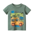 thumbnail image 1 of Toddler Boy Shirts Kids Baby Girls Cartoon Cars Short Sleeve Crewneck T Shirts Tops Tee,Size 5 Years-6 Years, 1 of 4