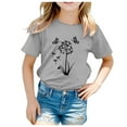 thumbnail image 1 of Toddler Boy Shirts Unisex Kids Print Tee Blue Cat Girl Funny T Shirts Top,Size 1 Years-2 Years, 1 of 4