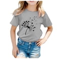 thumbnail image 1 of Toddler Boy Shirts Unisex Kids Print Tee Blue Cat Girl Funny T Shirts Top,Size 3 Years-4 Years, 1 of 4