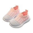 thumbnail image 1 of Toddler Boy Shoes,Footwear Children Breathable Socks Shoes Sports Casual Comfortable,Toddler Shoes Girl,Light Pink,4.5-5 Years, 1 of 5
