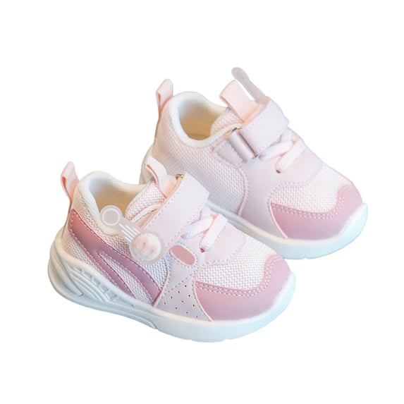 Toddler Boy Shoes White Zero Drop Classic Wide Toe Box Boys Sneakers on Barefoot Shoe for First Walking