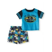 Toddler Boy Short Sleeve Top & Shorts Pajamas, 2pcs Set