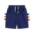 thumbnail image 1 of Toddler Boy Shorts 6t Cartoon Print Drawstring Cotton Jogger Shorts Elastic Waistband Fashionable Running Shorts Kids Baby Summer Clothes 4-5 Years, 1 of 4