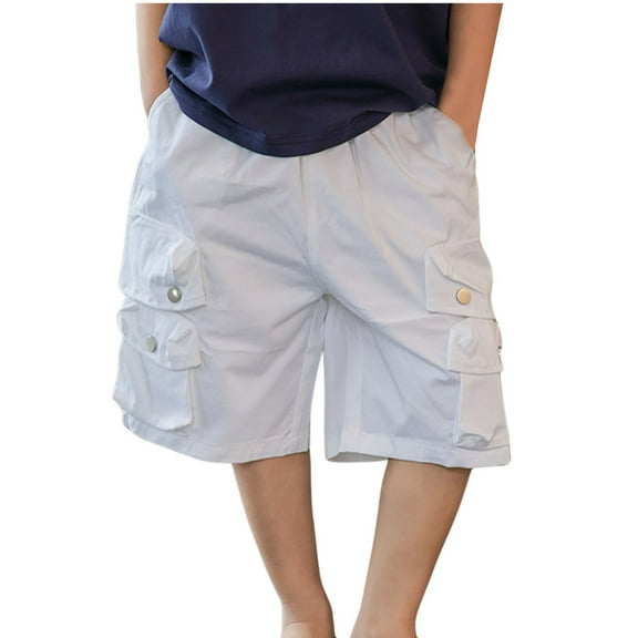 Toddler Boy Shorts Drawstring Elastic Waist Cargo Shorts Casual Toddler Boy Summer Clothes Essentials Shorts 4-5 Years Boys Fashion