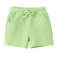 thumbnail image 1 of Toddler Boy Shorts Print Spring Summer Pocket Shorts Clothes Kids Boys Jeans Shorts with Drawstring Green 3-4 Years, 1 of 4