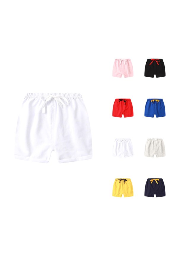 Toddler Boy Shorts Summer Cotton Five Point Pants Thin Toddler Boy Clothes for Casual Beach Outer Wear