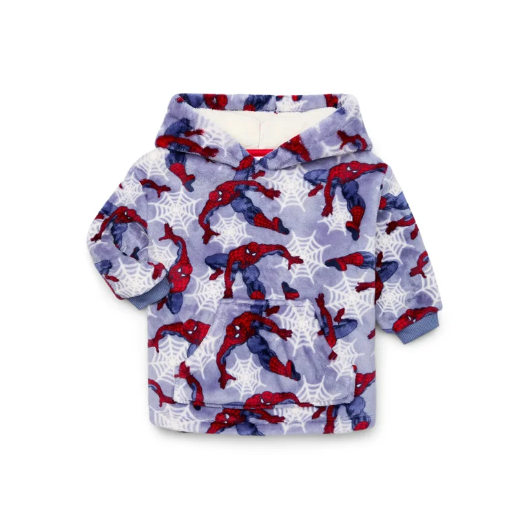 Spider Man Toddler Boy Super Soft Snugit Hoodie Sizes 12 Months 5T Walmart
