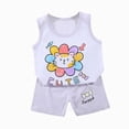 thumbnail image 1 of Toddler Boy Summer 2-Piece Clothes Sets Casual Short Sleeve Tshirt & Jogger Shorts Outside Athletic Outfits 6-12 Months 12-24 Months 2t 3t 4t 5t 6t 7t 8t 9t Children 7-8 Years, 1 of 7