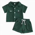 thumbnail image 1 of Toddler Boy Summer Baggy Athletic Shorts Sets Short Sleeve Tshirt & Shorts Cool Casual Workout Outfits 6-12 Months 12-24 Months 2t 3t 4t 5t 6t 7t 8t 9t Children 2-3 Years, 1 of 7