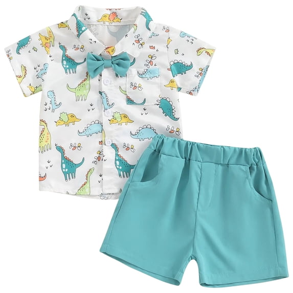 Toddler Boy Summer Outfit for 6-12 Months Toddler Boy Girls SummerLittle Hero Short Sleeve Letter T Shirt Top Elastic Shorts Set Casual 2Pcs Outfits Set,A72-Blue
