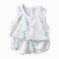 thumbnail image 1 of Toddler Boy Summer Outfit Kids Suit Cartoon Floral Prints T Shirt Tops Shorts Cotton Soft 2Pcs Clothes Set 6-12 Months 12-24 Months 2t 3t 4t 5t 6t 7t 8t 9t Children 3-4 Years, 1 of 1