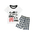 thumbnail image 1 of Toddler Boy Summer Outfits Short Sleeve Floral Shirts & Casual Shorts 3-9 Years Boys Clothes Set, Size 2 Years, 1 of 3