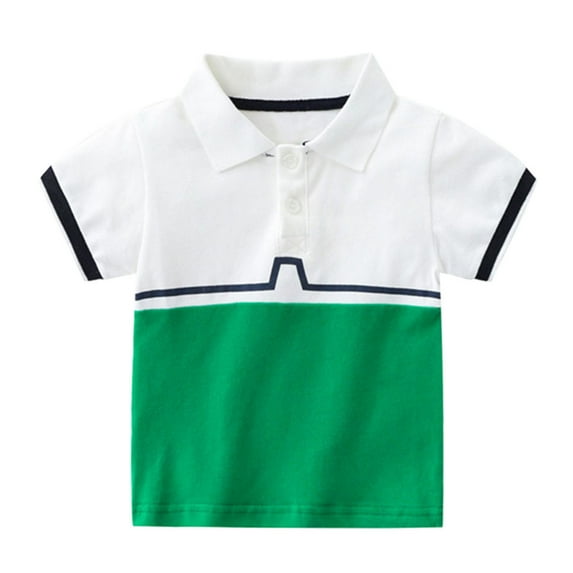 Toddler Boy Summer Shirts 2T Green Boy Tops Size Button Down Shirts for Boys Short Sleeve Pocket Shirts Basic Dress Shirt T-Shirt Boys & Girls Shirts 8-9 Years