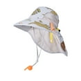thumbnail image 1 of Toddler Boy Sun Hat Kids Boysand Girls Adjustable Sun Hat with Neck Flap Outdoor Beach Playground Lightweight Breathable Bucket Hat Sun Hats for Kids Light Gray 2 Years-10 Years, 1 of 6
