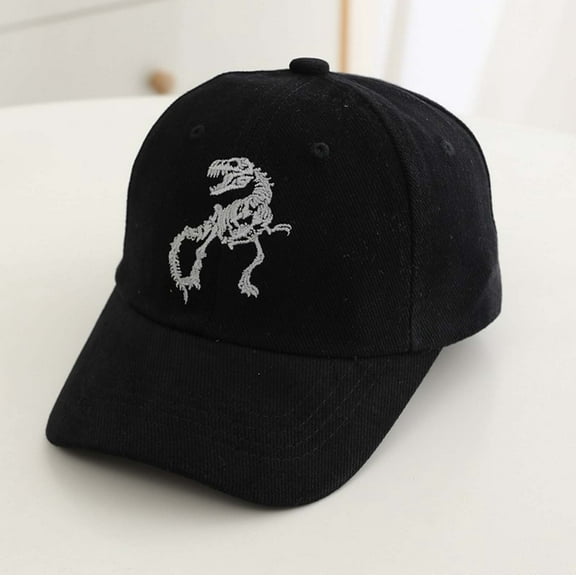 Toddler Boy Sun Hat Kids Toddler Boys Summer Adjustable Breathable Lightweight Baseball Cap with Digger Embroidered Baby Summer Hat Black 2 Years-8 Years