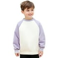 thumbnail image 1 of Toddler Boy Sweatshirt Long Sleeve Color Block Oversized Crewneck Sweatshirts Warm Fall Winter Clothes Girls Sweatshirts Size 3T, 1 of 5